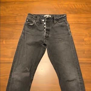 Re/Done x Levi’s High Rise Crop Sz 24